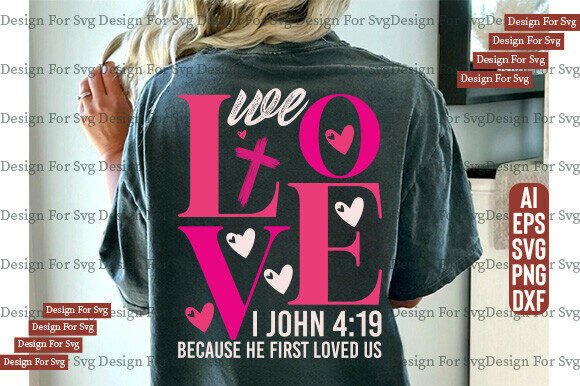Christian Love PNG Valentine’s Bible SVG