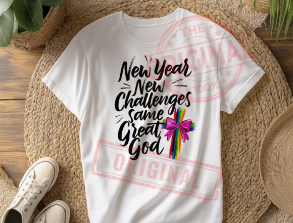 Christian New Year 2026 PNG: T-Shirt Designs