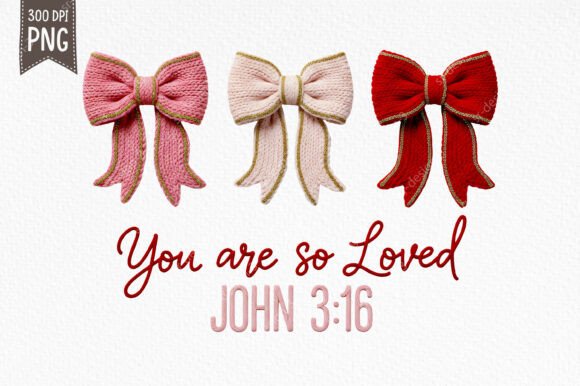 Christian Valentine You Are So Loved PNG T-Shirt Designs