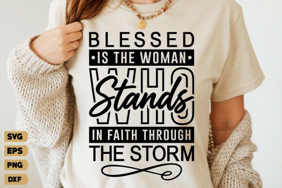 Jesus Faith Blessed Svg, Christian Png T-Shirt Designs