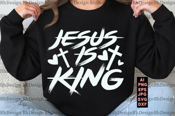 Jesus is King SVG T-Shirt Designs