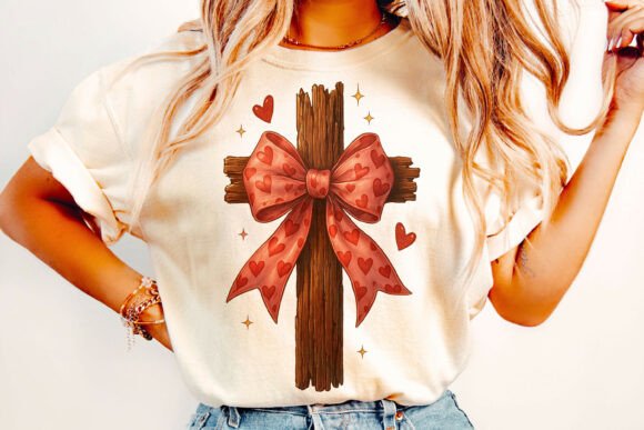 Jesus is My Valentine PNG & Cross PNG for T-Shirt Designs