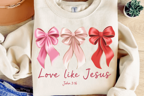 Love Like Jesus Christian Shirt Design
