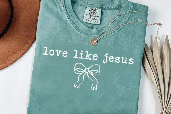 Love Like Jesus PNG: Religious T-Shirt Designs