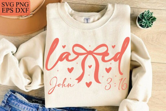 Loved PNG SVG: Christian Valentine’s T-Shirt Designs